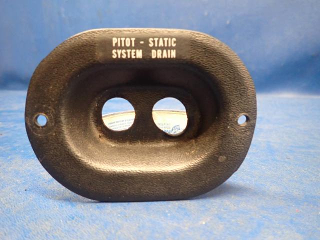 35507-02 Piper - Cover - Pitot Static Drain w/ Placard